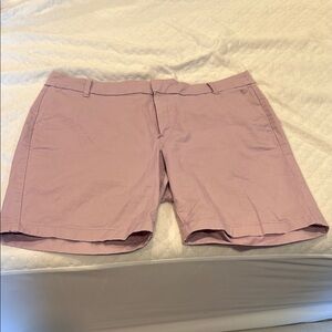 J. Crew Purple Bermuda Shorts Tailored Cotton Twill